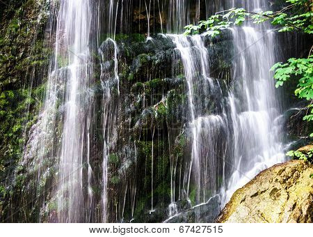 Beautiful Waterfall In Austrian Alps