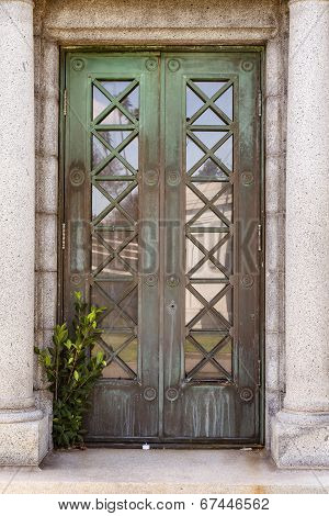 Mausoleum door