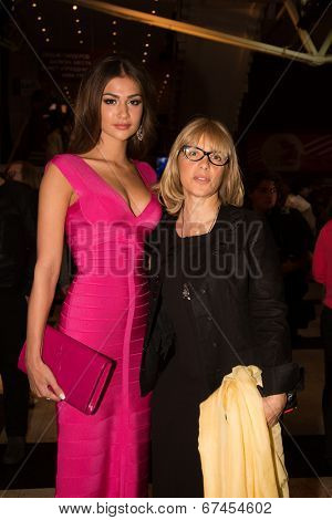MOSCOW - JUNE, 19: Russian actress V.Glagoleva. 36th Moscow International Film Festival. Opening Ceremony at Pushkinsky Cinema . June 19, 2014 in Moscow, Russia