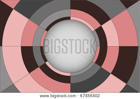 Abstract vector background with circle composition
