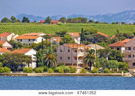 Coastal Village Of Petrcane In Croatia