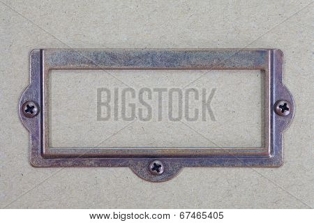name plate