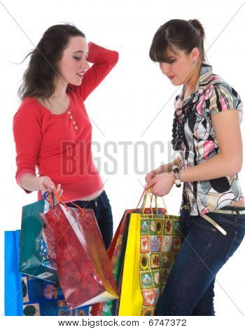 expressive Mädchen einkaufen