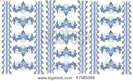 blue pattern