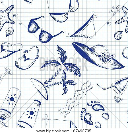 Seamless Summer Background