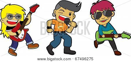 Musician cartoon