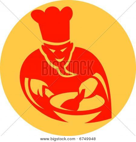 Paha chef cook pukinparta tilalla lastalla