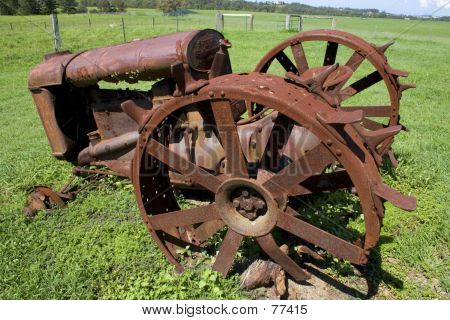 Vieux tracteur