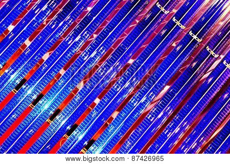 Photovoltaic Cells Diagonal