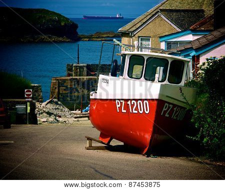 Cornish fishing boat