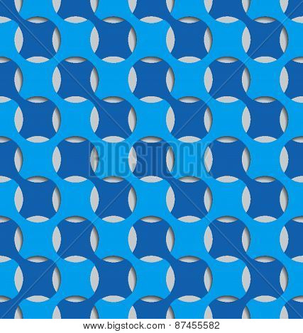 Blue Seamless Abstract Background Tile