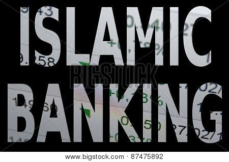 Islamic finance concept.