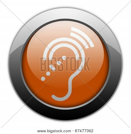 Icon, Button, Pictogram Hearing Impairrment