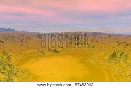 Mars Scientific illustration