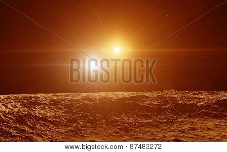 Mars Scientific illustration