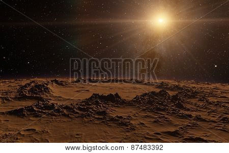 Mars Scientific illustration