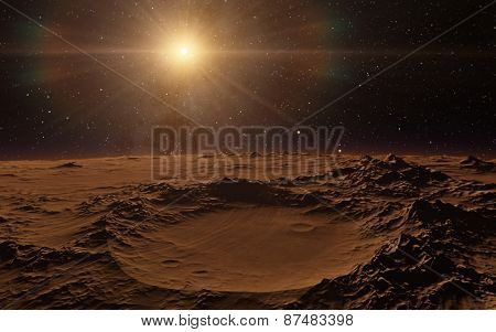 Mars Scientific illustration