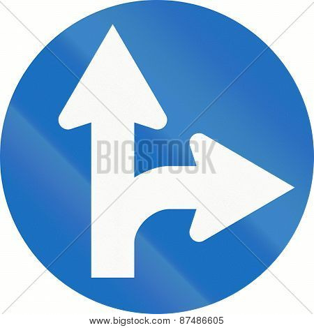 Go Straight Or Right In Austria