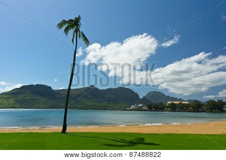 Beautiful View Of Nawiliwili, Kauai Island, Hawaii, Usa