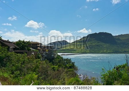 Beautiful View Of Nawiliwili, Kauai Island, Hawaii, Usa