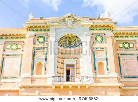 View Of The Vatican Museum Building