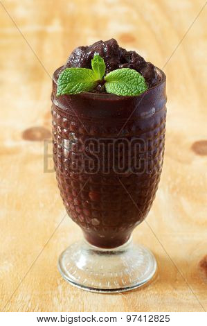 Acai Frozen Pulp Juice In Glass