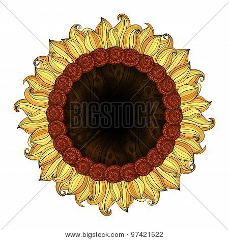 Vector Colored Floral Background
