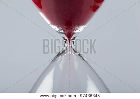 Red Sand In An Hourglass, Horizontal