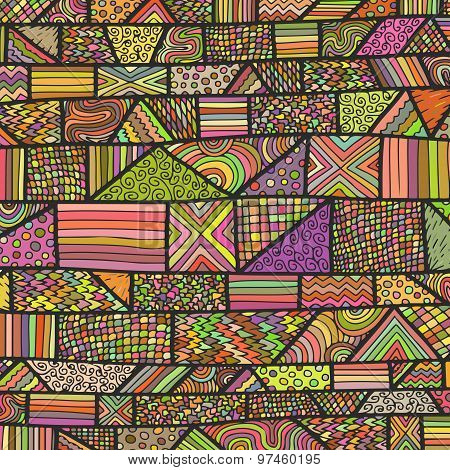 Zentangle Lines Pattern