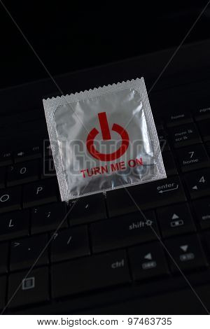 Condom On Keyboard
