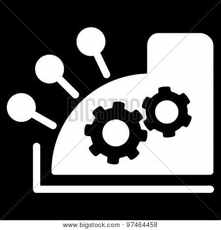Cash register icon from Business Bicolor Set