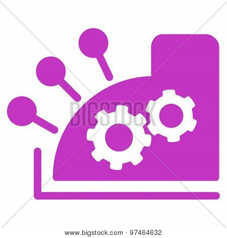 Cash register icon from Business Bicolor Set