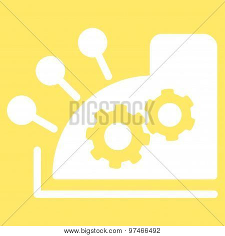 Cash register icon from Business Bicolor Set