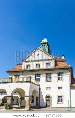 Sprudelhof In Bad Nauheim In Summer