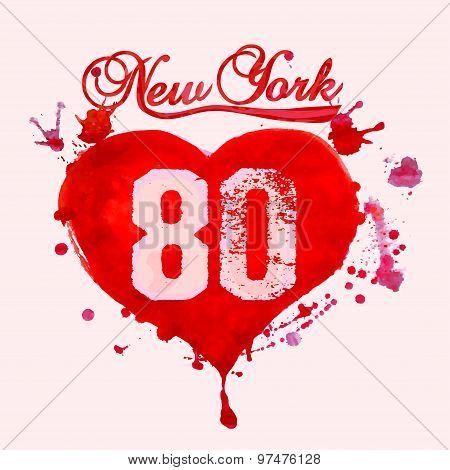 New York City Typography vector