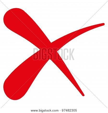 Erase Flat Icon From Business Bicolor Set