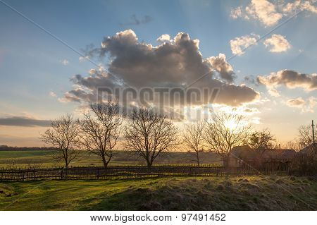 Beautiful Rural Sunset