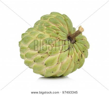 Custard Apple On White Background