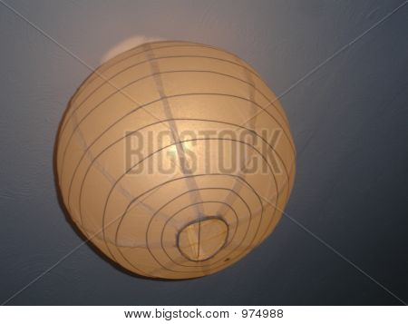 Papir lampe skygge