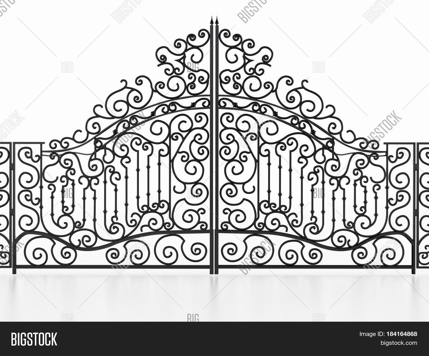 Wrought Iron Gate Image & Photo (Free Trial) | Bigstock