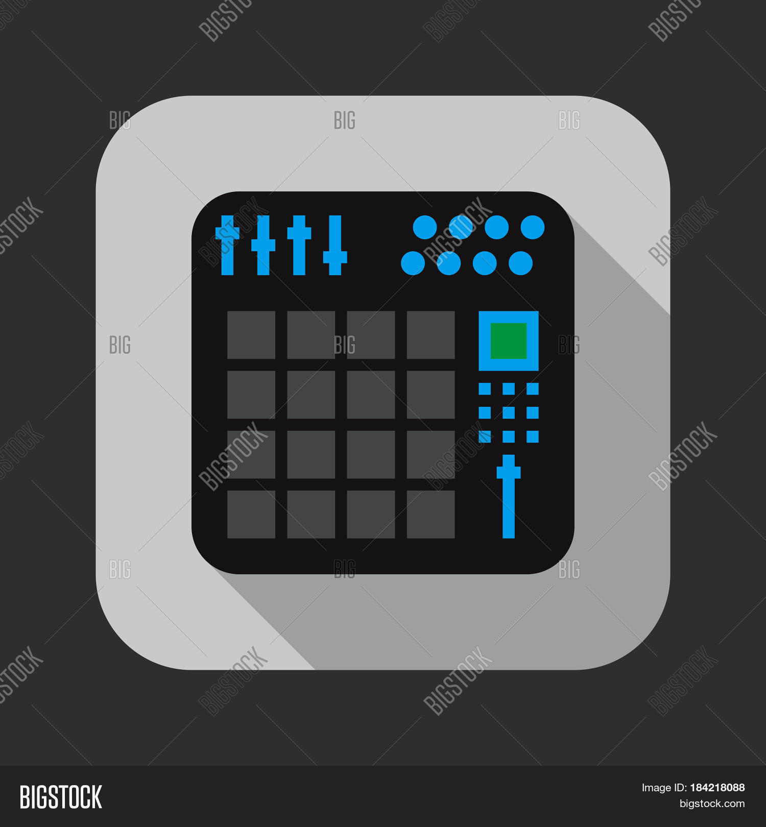 Midi Controller Icon Vector & Photo (Free Trial) Bigstock
