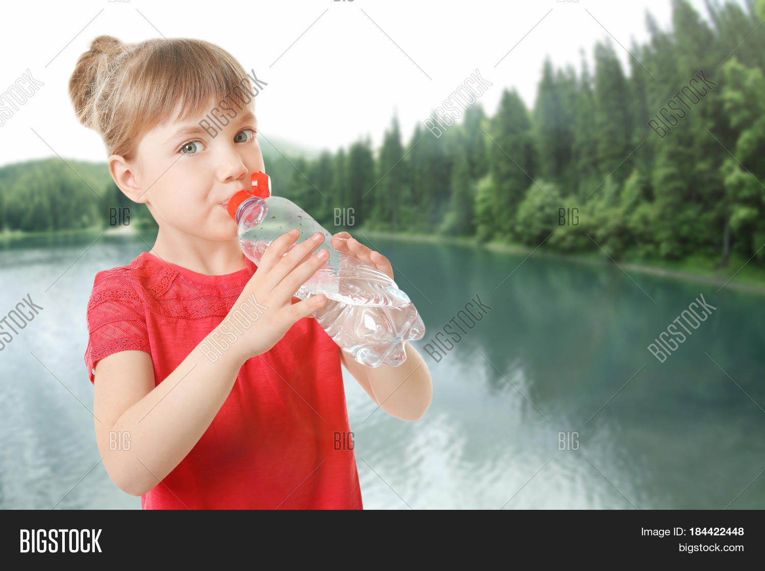 Little Girl Bottle Image & Photo (Free Trial) Bigstock