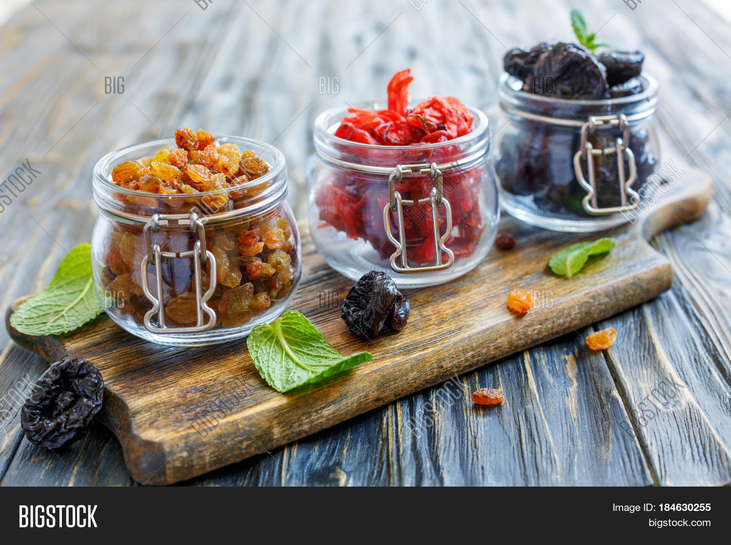 Dried Fruit Glass Jars Image & Photo (Free Trial) Bigstock