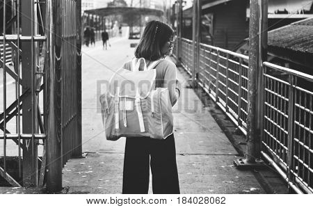 Woman Travel Trip Wanderlust Summer Vacation Holiday