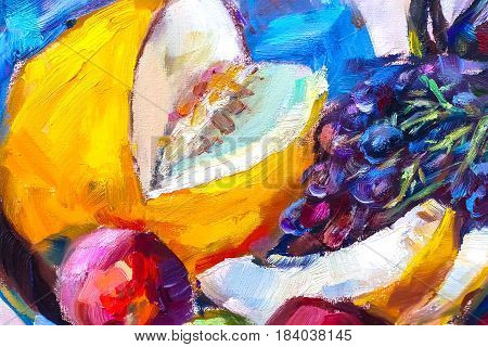 Painting Still Life Oil Painting Texture,  Impressionism Art