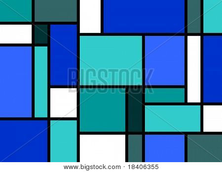 สี่เหลี่ยมที่มีสีสันในสไตล์การออกแบบ