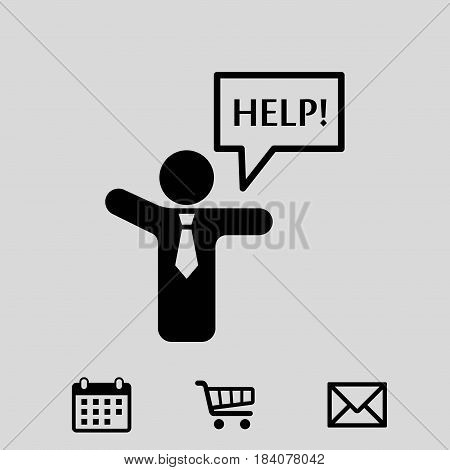 icon stock vector illustration flat design style