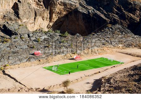 In Oman  The Old Mountain     Gorge