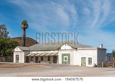 ROBERTSON SOUTH AFRICA - MARCH 26 2017: An antique shop in Robertson a town on the scenic Route 62 in the Western Cape Province
