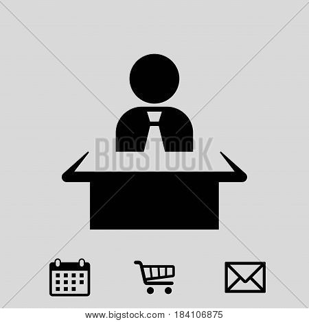 icon stock vector illustration flat design style